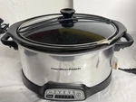 Slow Cooker Crock Pot Hamilton Beach 7 Quart Programmable. Fixed Price $45.00.