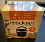 New Crock-pot Lunch Food Warmer Oz, Portable Black Model CPSCLC20. Fixed Price $29.99.