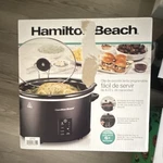 Hamilton Beach Programmable Slow Cooker Qt Black Model 33752 Lid Rest. Fixed Price $40.00.