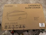 Magnifique 4-QUART Casserole Slow Cooker With Keep Warm Setting New Blue. Fixed Price $71.99.