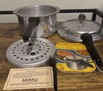 Mirro-matic Qt Aluminum Pressure Cooker 394M Usa Weighted Gauge Handle Book. Fixed Price $47.95.