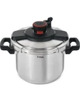 T-fal Clipso Stainless Steel Pressure Cooker, 6.3 Quart. Fixed Price $80.00.