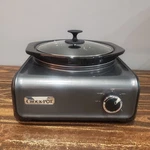 Crock Pot Hook Up 2.5 Quart Round Slow Cooker Black/dark Gray SCCPMD2-CH Connect. Fixed Price $39.99.