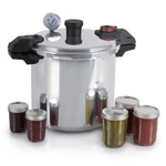 T-fal Pressure Cooker Aluminum Canner, 22 Quart, 3 Quarts, Silver. Fixed Price $167.23.