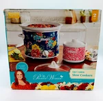 The Pioneer Woman Brand Fancy Flourish 4 Qt & 0.65 Slow Cookers New W1. Fixed Price $76.05.