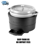 Staub Cast Iron - Accessoriesprecision Induction Multi Cooker, Black Matte. Fixed Price $349.98.