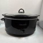 Crock-pot 7-QUART Manual Slow Cooker Black. Fixed Price $35.00.