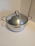 Cooks Copper Bottom 8 Quarts Stock Pot W-lid By Jc Penney Collection. Fixed Price $25.99.