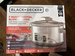 Black+decker SCD7007SSD 7-QUART Digital Slow Cooker With Temperature Probe. Fixed Price $101.99.