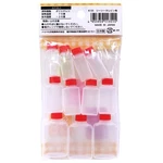 Japanbargain 2054, Japanese Travel Bottles For Dressing 0.5 Ounces, Red/white. Fixed Price $13.99.