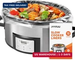 Slow Cooker Liners 6-10 Quart, Cooking Bags Extra Large Size 14"X 22",. Fixed Price $8.98.