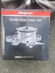 New Snap-on Socket Slow Cooker Crockpot Set 10 Piece Kit SSX19P127. Fixed Price $200.00.