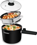 Hot Pot Electric With Steamer, 1.5L Ramen Cooker, Non-stick Frying Pan,. Fixed Price $51.99.