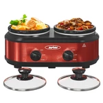 Sunvivipro * 1.25 Quarts Dual Slow Cooker, Buffet Server & Warmer With Remov. Fixed Price $92.12.