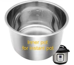 For Instant Pot 6-QUART Stainless Steel Inner Cooking Replacement DUO60 V3. Fixed Price $21.00.