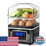 Evoloop 2 Tiers Electric Food Steamer For Cooking 4 Qt Digital Multi Vegetable. Fixed Price $80.25.