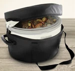 Crockpot Insulated Thermal Oval Black Double Handle Travel Slowcooker Bag Only. Fixed Price $19.60.
