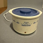 Rival 1 Quart Country Blue Crock-ette Pot Slow Cooker Model 3200 Lid Vintage. Fixed Price $15.90.