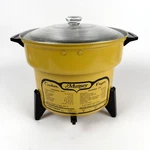 Vintage Munsey Slow Cooker Fryer Pale Yellow Model Cf 65 Rare. Fixed Price $23.99.