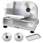 Borlebbi 200W Electric Meat Slicer 7.5 Blades Adjustable Deli. Fixed Price $99.99.