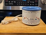 Vintage 1988 Rival Electric Potpourri Crock 3206 Floral Simmer Cottage Core. Fixed Price $19.96.
