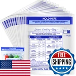 Sel Natural 100 Pcs Microwave Steamer Bags 7.9 X 8.6 Inch Zipper Cooking. Fixed Price $56.94.