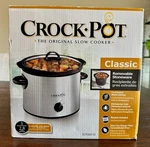 Classic Crock-pot 3-QUART Model #SCR300-SS New Sealed In Box. Fixed Price $19.95.