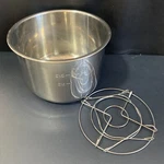 Instant Pot Inner Stainless Steel 6 Qt, Replacement Liner Insert Duo & Rack. Fixed Price $24.00.