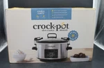 Crock-pot 4 Qt & Carry Slow Cooker Program Digital Timer Locking Lid Nib. Fixed Price $49.99.