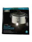 Living Solutions 1.5 Qt Slow Cooker White. Fixed Price $27.00.