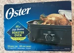 Oster 18QT Roaster Oven With Self-basting Lid Black CKSTRS18-BSB-V 22LB Turkey. Fixed Price $59.99.