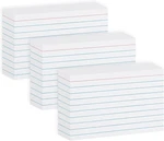 White 5X8 Index Ruled 300PCS, Flashcards, Notecards For Studying, Recipes. Fixed Price $23.05.