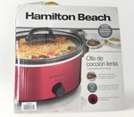 Hamilton Beach 33666 Quart Slow Cooker - Red. Fixed Price $49.00.