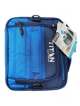 Titan Deep Freeze Expandable Lunch Box With 2 Ice Walls, Blue Gray Black. Fixed Price $49.23.
