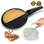 Nutrichef PKCRM08 Electric Griddle - Crepe Maker Hot Plate Cooktop, Pan Style. Fixed Price $31.99.