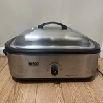 Nesco Qt Roaster Oven Bake Steam With Slow Cooking Model 4818-25PR. Fixed Price $65.00.
