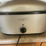 Bella Cucina Roaster Oven Electric Silver With Temperature Control And Rack. Fixed Price $130.00.