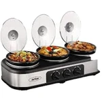 Amazon Commercial Stainless Steel Triple Slow Cooker. Fixed Price $50.00.