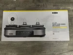 Bella 3 X 1.5-QUART Triple Slow Cooker Stainless Steel/black. Fixed Price $20.00.