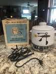 Vintage West Bend No. 3288 Electric Buffet-patio Server Bean Pot. Fixed Price $32.99.