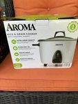 Aroma Housewares 4-CUPS Cooker ARC-360NGP White. Fixed Price $31.99.
