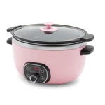Slow Cooker 8QT Programmable Nonstick Ceramic Timer Glass Lid Pink Greenlife. Fixed Price $179.99.