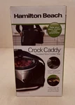 Hamilton Beach Crockpot Caddy Slow Cooker Bag 33002 Fits Most 4-8 Quart New Box. Fixed Price $19.00.