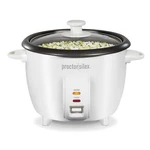 Proctor Silex Electric Rice Cooker Steamer 10 Cups Cooked Easy One Touch Cont.... Fixed Price $53.99.