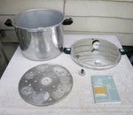 Presto Qt Pressure Cooker-canner W/ Regulator, Rack & Manual 0175005 Tested. Fixed Price $49.95.