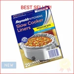 Reynolds Kitchens Bulk Slow Cooker Liners, 20 Count, Fits 3-8 Quart Round And. Fixed Price $17.51.