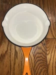 Crock-pot Artisan 8 Enameled Cast Iron Skillet/saut /fry Pan Scarlet Orange. Fixed Price $45.00.