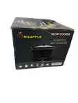 Big Apple 10 Qt Slow Cooker With Ceramic Pot, Dishwasher Safe, Open Box. Fixed Price $40.00.