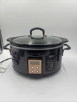 Crux 6-QUART Digital Programmable Slow Cooker Food Warmer With Lid. Fixed Price $55.99.