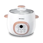 Tianji Stew Pot, Ceramic Soup Porridge Cooker, Slow Cookers With Lid, 1L, White. Fixed Price $104.14.